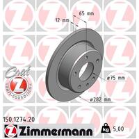 Zimmermann Rear Brake Disc Rotor Pair  3421-2225-507