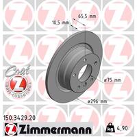 Zimmermann Rear Brake Disc Rotor Pair  3421-6764-649