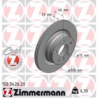 Zimmermann Rear Brake Disc Rotor Pair  3421-6764-651