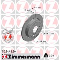 Zimmermann Rear Brake Disc Rotor Pair  3421-6774-987