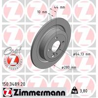 Zimmermann Rear Brake Disc Rotor Pair  3421-6784-389