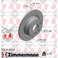 Zimmermann Rear Brake Disc Rotor Pair  3421-6792-225