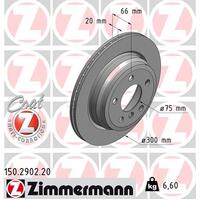 Zimmermann Rear Brake Disc Rotor Pair  3421-6792-229