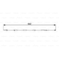 Rear Brake Wear Sensor 34356865612
