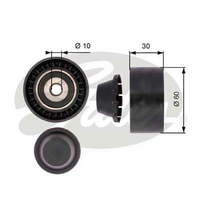 Gates Deflection/Guide Pulley, v-ribbed belt 36380