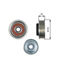 Gates Tensioner Pulley, v-ribbed belt 39181