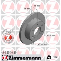 Zimmermann Rear Brake Rotors Set 400.5546.2