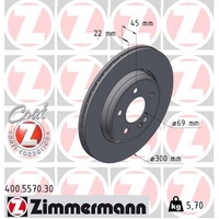 Zimmermann Rear Brake Rotors Set 400.5570.30