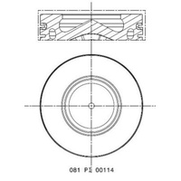 N47N 84mm Standard Piston with Rings 41264600