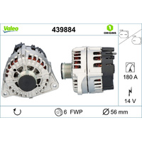Valeo Alternator 439884