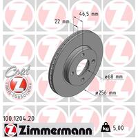 Zimmermann Front Brake Disc Rotor Pair  443-615-301A