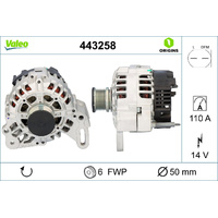Valeo Alternator 443258