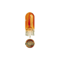 NARVA 12V 5W AMBER T10 WEDGE BL (2) Position-/marker Light Bulb 47510BL