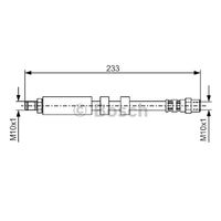 Rear Brake Hose 4A0611775