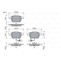 OEM Front Brake Pads 4B0698151M
