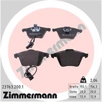 Zimmermann Front Brake Pad Set 4F0-698-151A