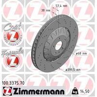 Front Brake Disc Rotor Set 4M0615301AP