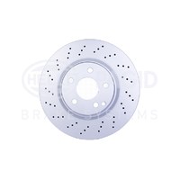 Hella Pagid Brake Disc Rotors PAIR PRO 54202PRO