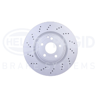 Hella Pagid Brake Disc Rotors PAIR PRO High Carbon 55776PRO_HC