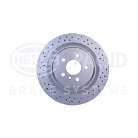Hella Pagid Brake Disc Rotors PAIR PRO High Carbon 55837PRO_HC