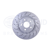 Hella Pagid Brake Disc Rotors PAIR PRO High Carbon 55896PRO_HC