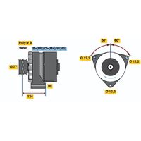 Genuine Bosch Alternator 6033GB3023