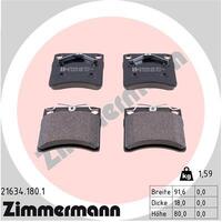 Front Zimmermann Brake Pad Set Fits VW Transporter/Caravelle 2.5