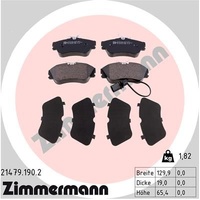 Front Brake Pads Set 7D0698151BX
