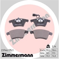 Front Brake Pads Set 7H0698151AX