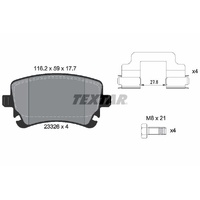 Textar Rear Brake Pads 7H0698451A