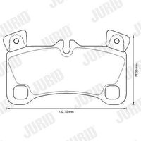 Ceramic Rear Brake Pads 7L0698451FCR