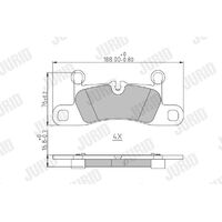 Ceramic Rear Brake Pads 7P0698451CR