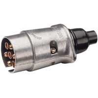 Narva 7 Pin LGE Rnd Metal Plug BL(1) Plug Insert 82161BL