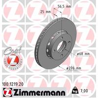 Zimmermann Front Brake Disc Rotor Pair  8A0-615-301C