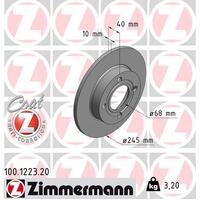 Zimmermann Rear Brake Disc Rotor Pair  8A0-615-601