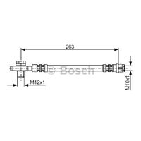 Rear Brake Hose Fits Audi A4 B6,8E2 1.8 T