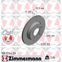 Zimmermann Rear Brake Disc Rotor Pair  8E0-615-601D