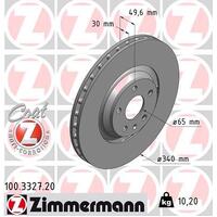 Front Zimmermann Brake Discs Rotors Fits Audi TT 8J3 2.0 TFSI