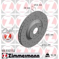 Front Brake Disc Rotor Set 8J0615301GP