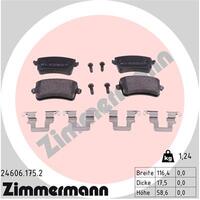 Rear Brake Pad Set  8K0-698-451A