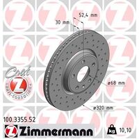 Front Brake Disc Rotor Set 8R0615301P
