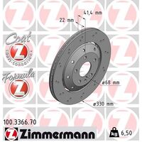 Rear Brake Disc Rotor Set 8T0615601