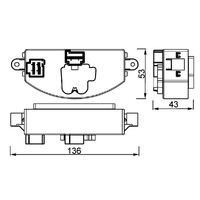 Blower Fan Resistor 8T0820521