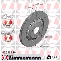 Rear Brake Disc Rotor Set 8W0615601G