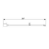 Genuine Bosch Rear Brake Pad Wear Sensor AP1053