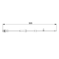 Genuine Bosch Rear Brake Pad Wear Sensor AP242