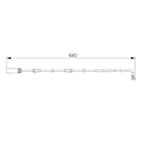 Genuine Bosch Front Brake Pad Wear Sensor AP317