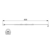 Genuine Bosch Rear Brake Pad Wear Sensor AP615