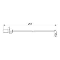Genuine Bosch Front Brake Pad Wear Sensor AP617