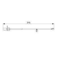 Genuine Bosch Rear Brake Pad Wear Sensor AP618